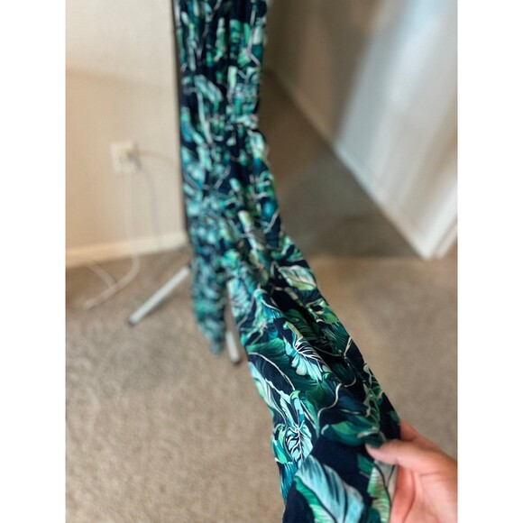 Tommy Bahama Floral Tropical Vacation Jumpsuit with Pockets & Waist Wrap - Small - Picture 4 of 10